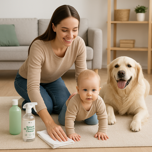 Creating a Safe, Eco-Friendly Home for Kids and Pets: Green Cleaning with GreenNest