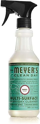 Mrs. Meyer Multi Surface Cleaner Variety Pack, Includes 1 Basil 1 Lavender 1 Lemon Verbena 1 Honeysuckle 1 Geranium 1 Rosemary. 6 ct.16 fl oz.