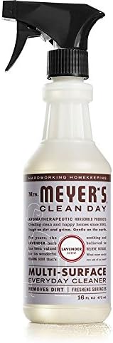 Mrs. Meyer Multi Surface Cleaner Variety Pack, Includes 1 Basil 1 Lavender 1 Lemon Verbena 1 Honeysuckle 1 Geranium 1 Rosemary. 6 ct.16 fl oz.