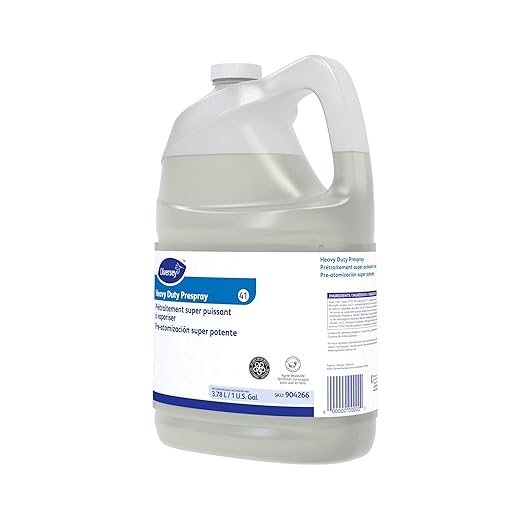 Diversey Carpet Cleanser Heavy-Duty Prespray, Fruity Scent, 1 Gal Bottle, 4/carton (Pack of 2)