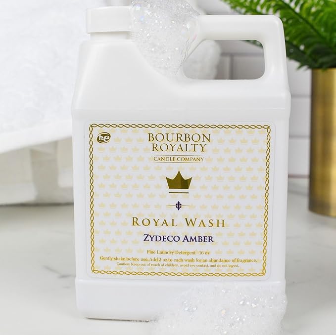Royal Wash 64 Ounce High Efficiency Scented Fragranced Liquid Laundry Detergent, Evangeline, White