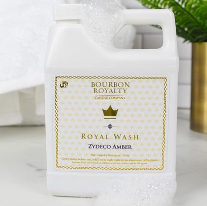 Royal Wash 64 Ounce High Efficiency Scented Fragranced Liquid Laundry Detergent, Evangeline, White