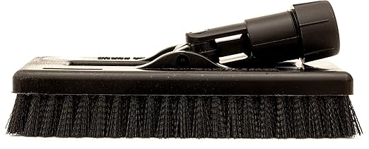 SPARTA 3638831EC03 Polyester Rectangle Scrub Brush, Floor Brush, Cleaning Brush With Swivel Head For Cleaning, 8 Inches, Black