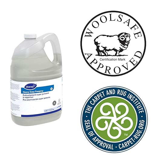 Diversey Carpet Cleanser Heavy-Duty Prespray, Fruity Scent, 1 Gal Bottle, 4/carton (Pack of 2)