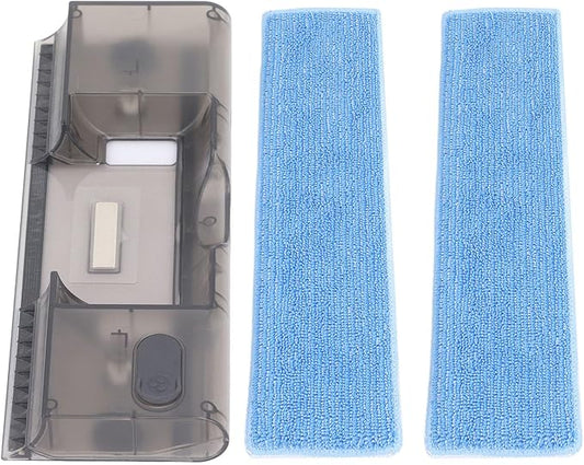 Vacuum Cleaner Replacement Water Tank, ABS Stable Performance Vacuum Cleaner Parts Efficient Easy Installation with 2 Mop Pads for Vacuum Cleaner