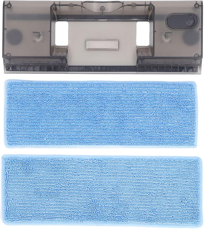 Vacuum Cleaner Replacement Water Tank, ABS Stable Performance Vacuum Cleaner Parts Efficient Easy Installation with 2 Mop Pads for Vacuum Cleaner