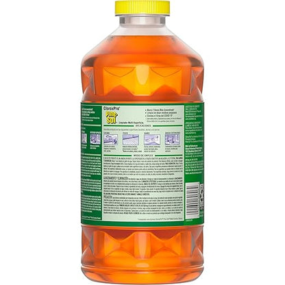 Pine-Sol Multi-Surface Cleaner, CloroxPro, 2X Concentrated Formula, Original Pine, 80 Fl Oz