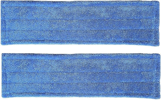 Real Clean 24 Inch Premium Microfiber Wet Mop Pads for Commercial Microfiber Mops (Pack of 2)