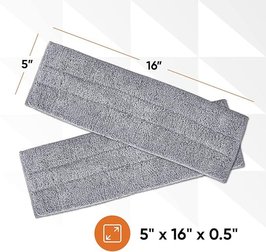 Superio Microfiber Mop, Dusting Pad, Gray