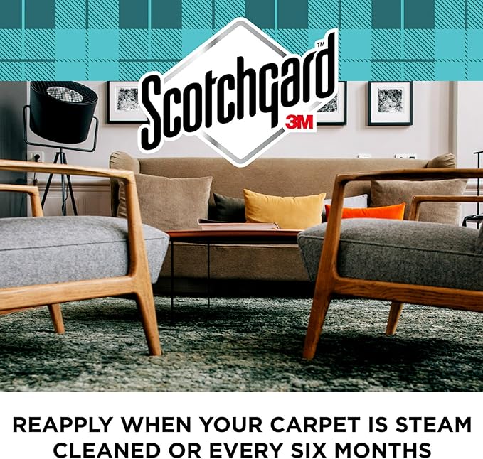 Scotchgard Rug & Carpet Cleaner, Fabric Cleaner Blocks Stains, Cleaning Sprays Make Cleanup Easier, 16.5 oz