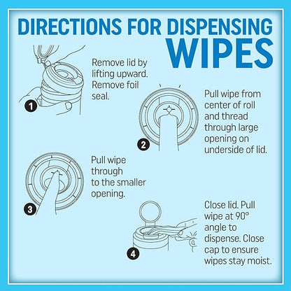 MiracleWipes for Microwaves and Cooktops, Easily Removes Food and Grime Buildup, Safe and Convenient Stove Top Cleaner, Great for Home and Kitchen Use - 30 Count
