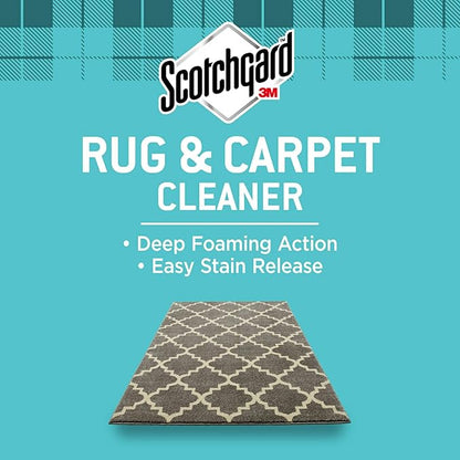 Scotchgard Rug & Carpet Cleaner, Fabric Cleaner Blocks Stains, Cleaning Sprays Make Cleanup Easier, 16.5 oz